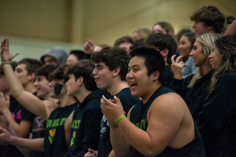 Stevenson’s student section was packed out, celebrating Freshman Fan Appreciation Night. Shun Yamato ’23 was named face of the crowd. 